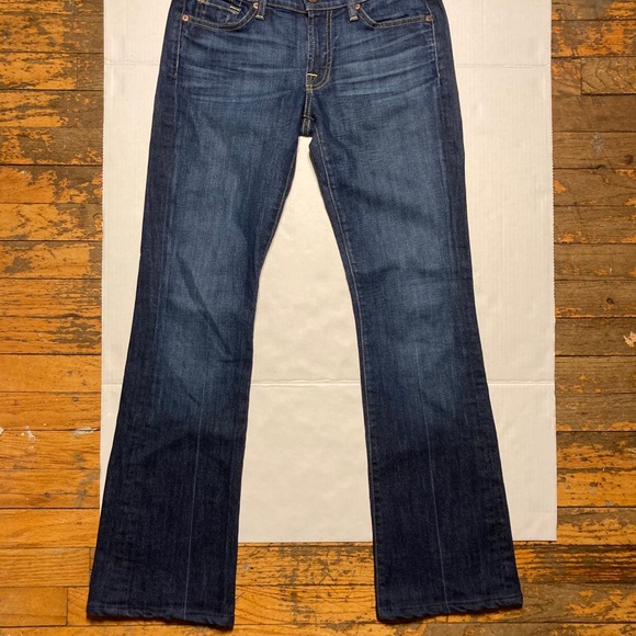 NWOT 7 For All Mankind Original Bootcut Dark Wash Jeans size 27 - Picture 5 of 11